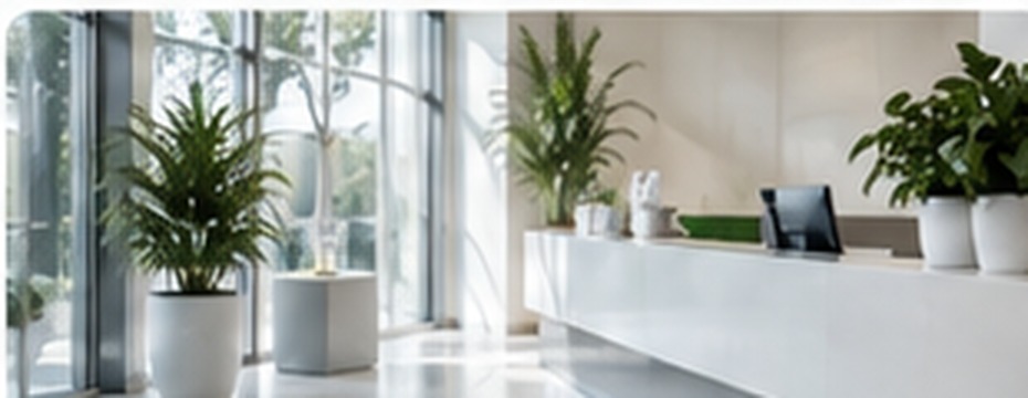 Modern dental reception